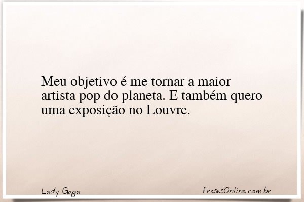 Frase de Lady Gaga