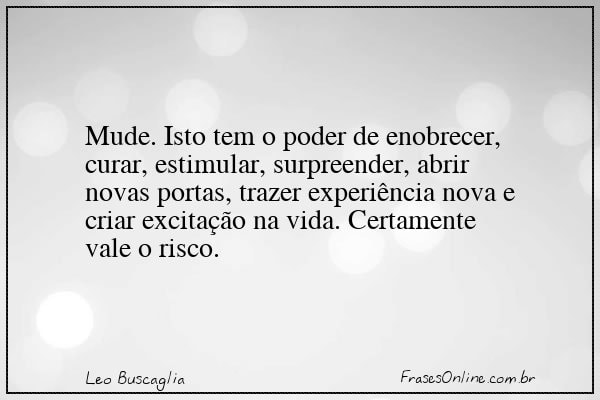 Frase de Leo Buscaglia