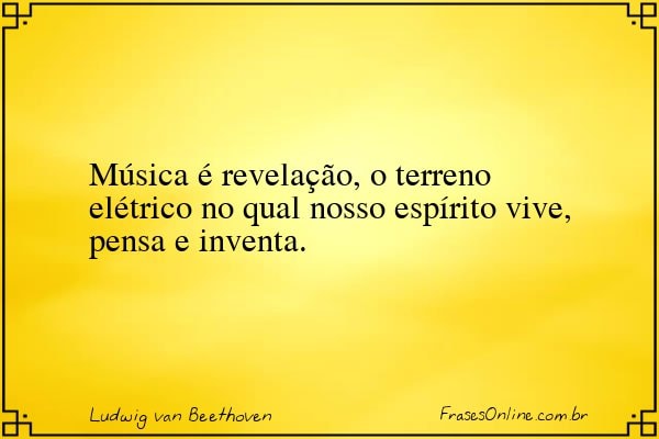 Frase de Ludwig van Beethoven