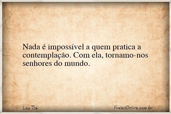Frase de Lao Tsé