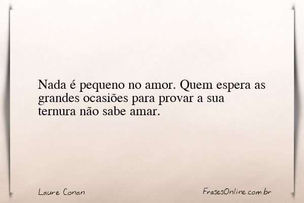 Frase de Laure Conan