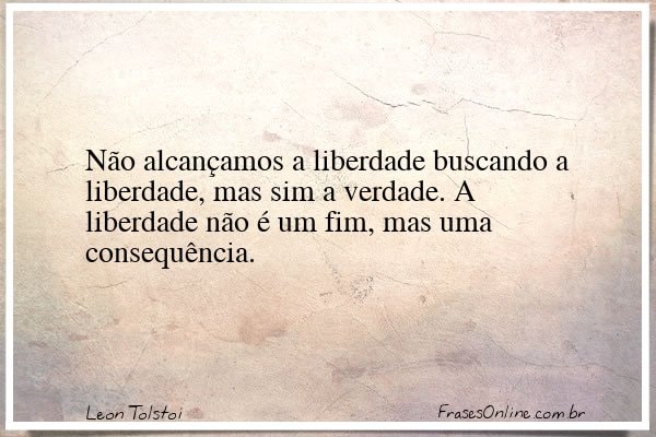 Frase de Leon Tolstoi
