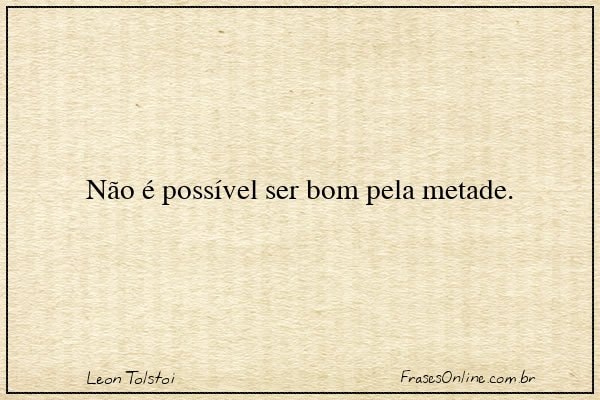 Frase de Leon Tolstoi