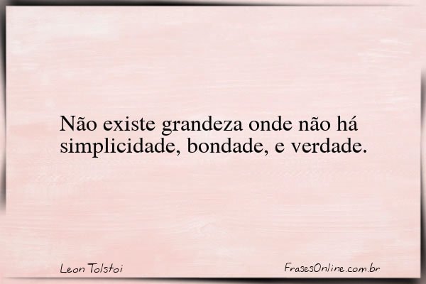 Frase de Leon Tolstoi
