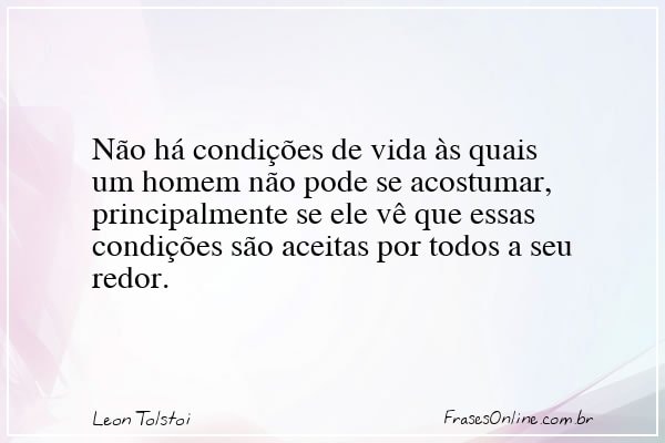 Frase de Leon Tolstoi