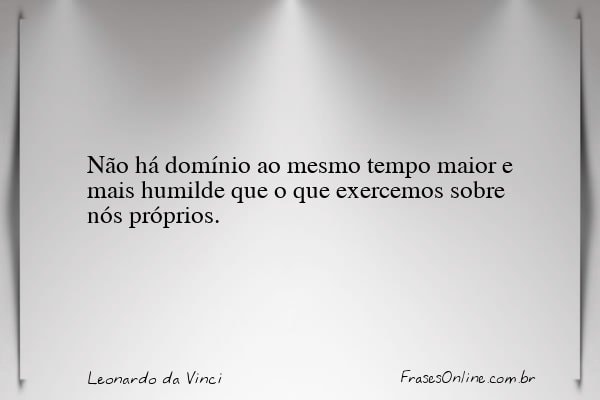 Frase de Leonardo da Vinci