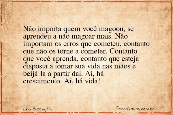 Frase de Leo Buscaglia