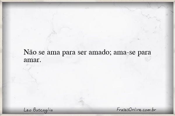 Frase de Leo Buscaglia