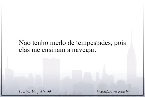 Frase de Louisa May Alcott