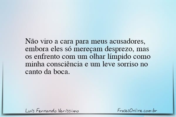 Frase de Luís Fernando Veríssimo