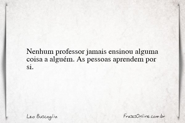 Frase de Leo Buscaglia