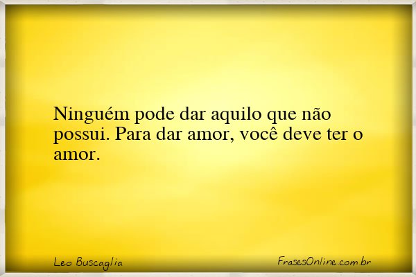 Frase de Leo Buscaglia