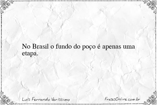 Frase de Luís Fernando Veríssimo