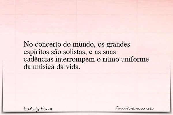 Frase de Ludwig Börne