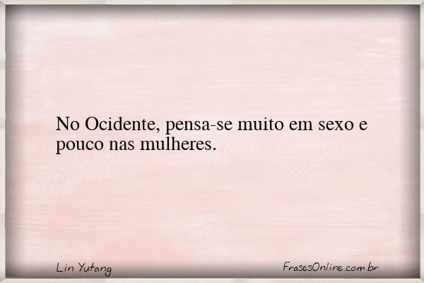 Frase de Lin Yutang