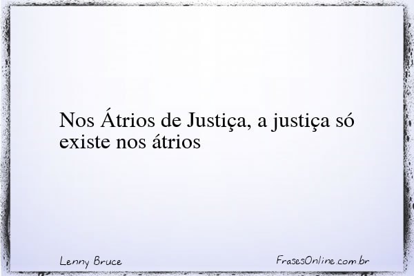 Frase de Lenny Bruce