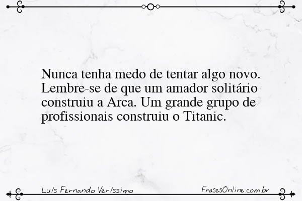 Frase de Luís Fernando Veríssimo