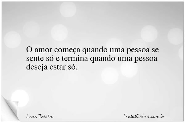 Frase de Leon Tolstoi