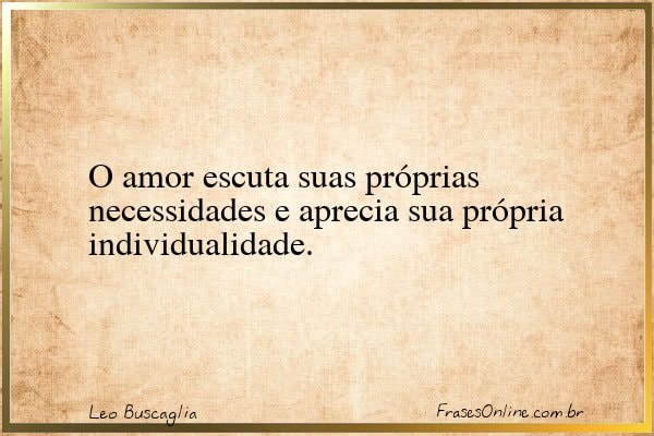 Frase de Leo Buscaglia