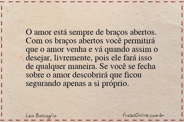 Frase de Leo Buscaglia