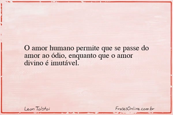 Frase de Leon Tolstoi