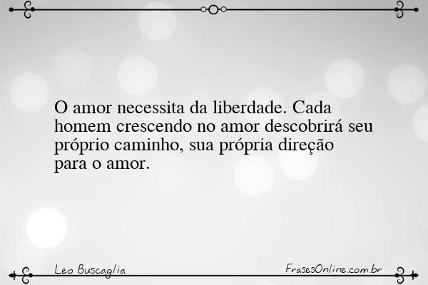 Frase de Leo Buscaglia