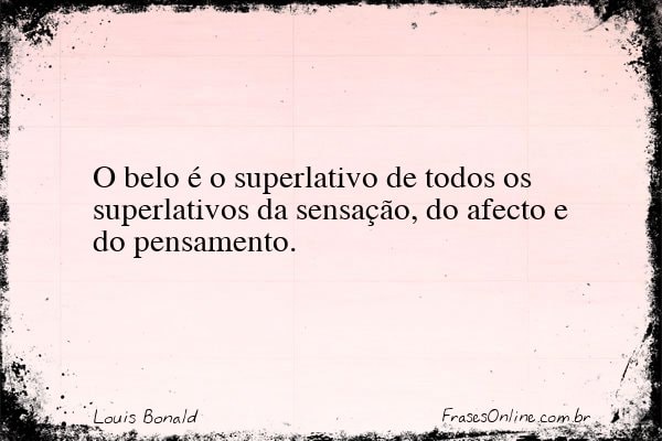 Frase de Louis Bonald