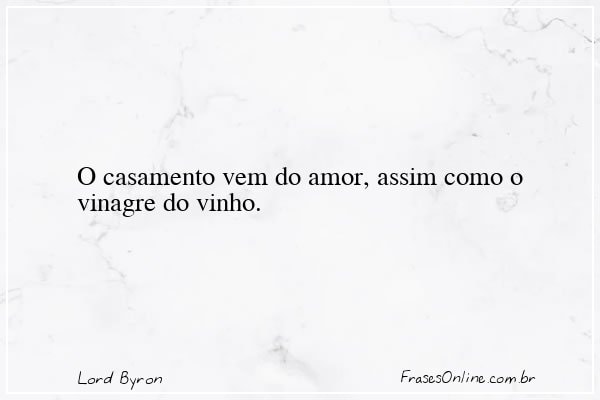 Frase de Lord Byron