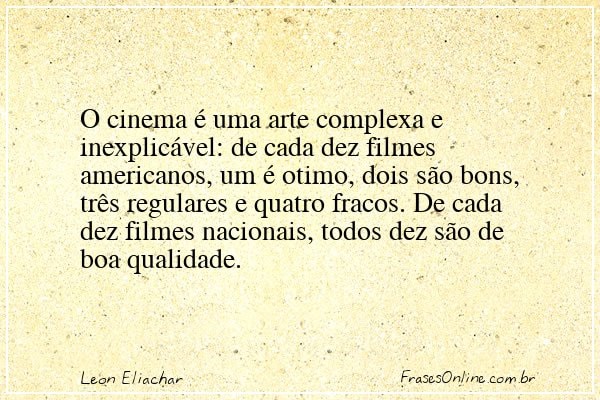 Frase de Leon Eliachar