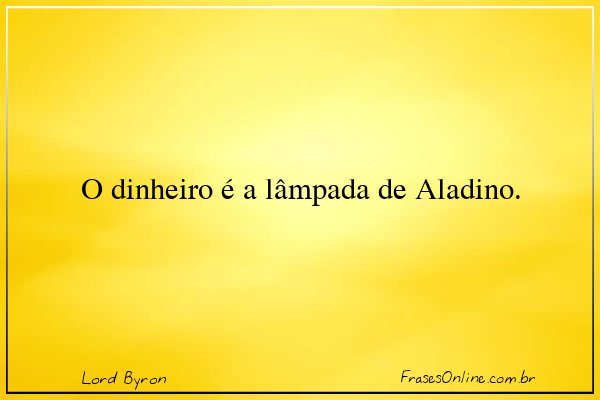 Frase de Lord Byron