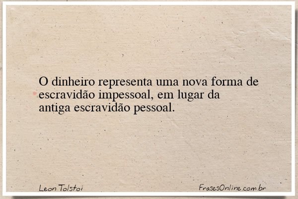 Frase de Leon Tolstoi