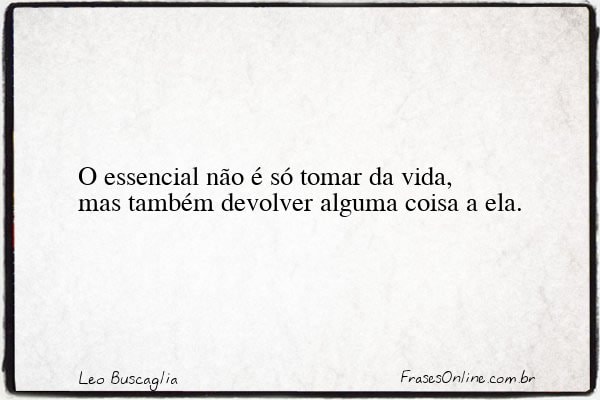 Frase de Leo Buscaglia
