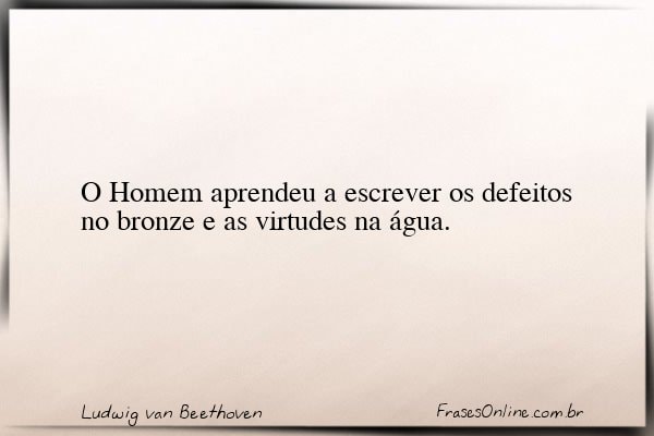 Frase de Ludwig van Beethoven