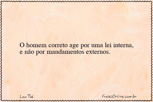 Frase de Lao Tsé