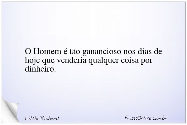Frase de Little Richard