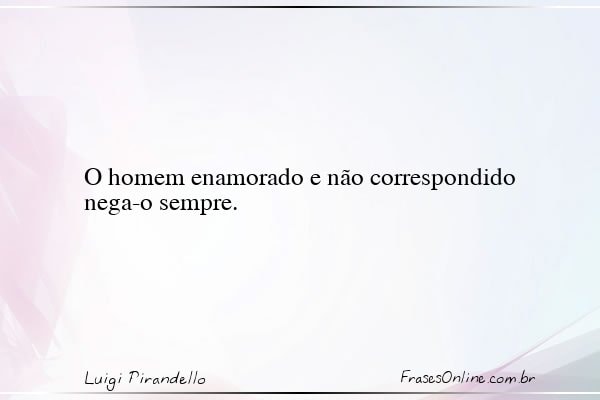 Frase de Luigi Pirandello