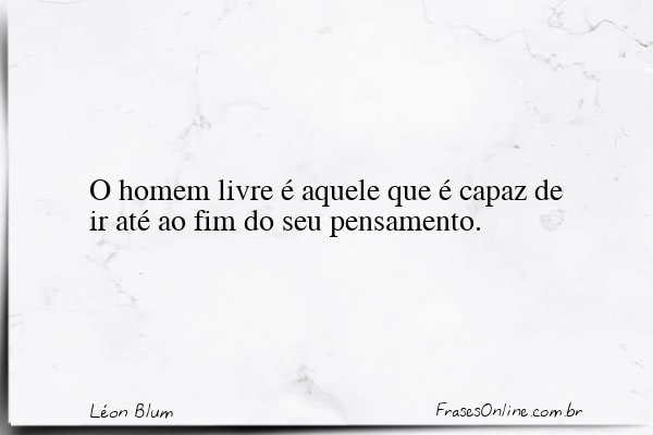 Frase de Léon Blum