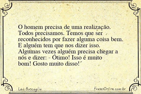 Frase de Leo Buscaglia