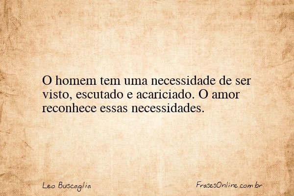 Frase de Leo Buscaglia