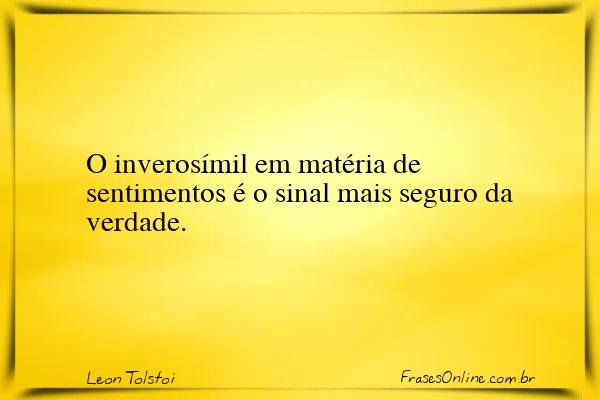 Frase de Leon Tolstoi