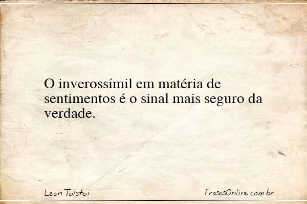 Frase de Leon Tolstoi