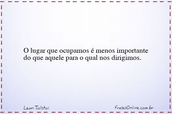 Frase de Leon Tolstoi