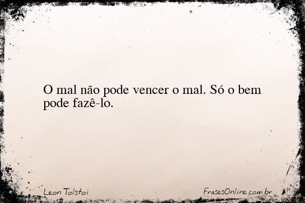 Frase de Leon Tolstoi