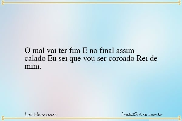 Frase de Los Hermanos