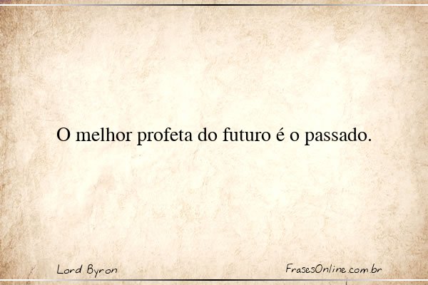 Frase de Lord Byron