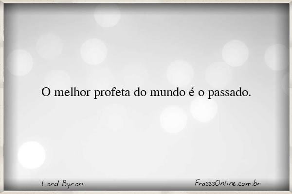 Frase de Lord Byron