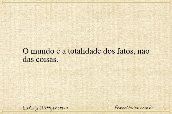 Frase de Ludwig Wittgenstein