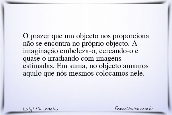 Frase de Luigi Pirandello