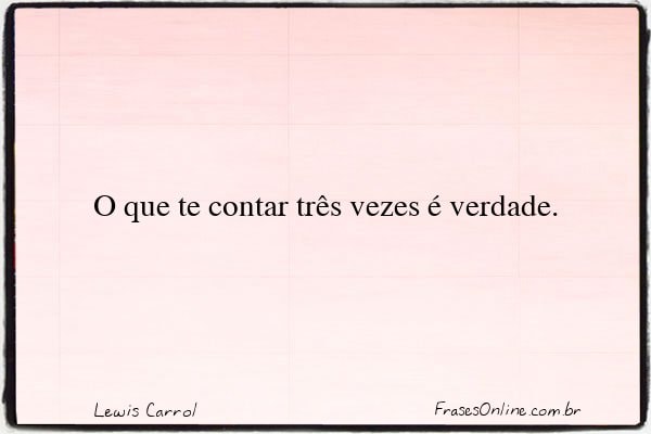 Frase de Lewis Carrol