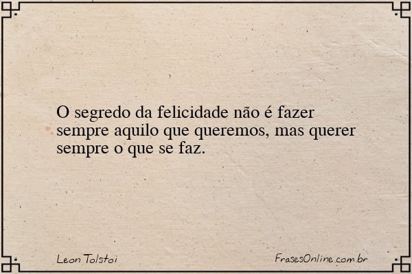 Frase de Leon Tolstoi